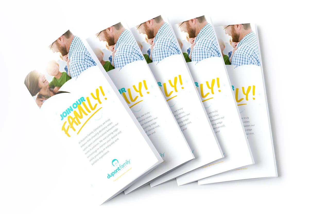 Dupont-Family-Dentistry_Logo_Cosmetic-General_Dentist_Fort-Wayne-Indiana_Dr-Diehl_Brand-Identity-Design_Branding_Promotional-Material_Brochure_Design_Mockups